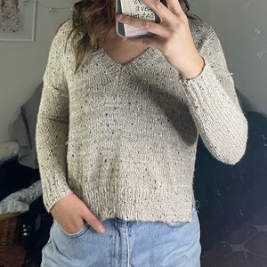 Gianni Bini Tan Sweatwr